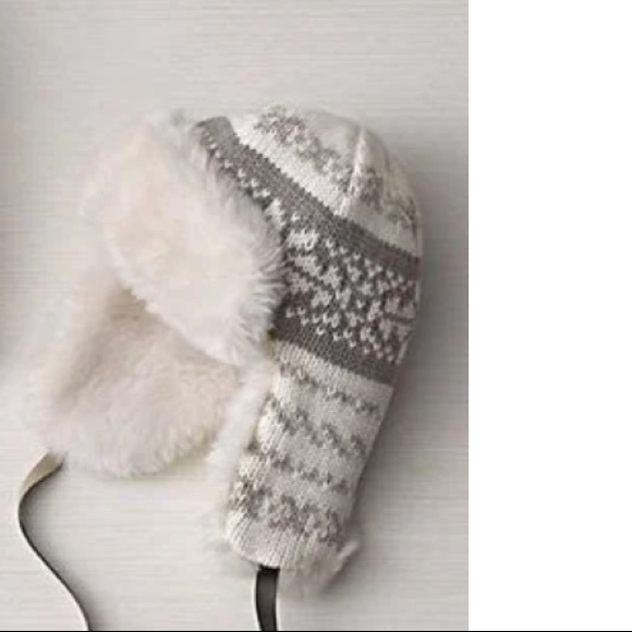 RH🎈FAIR ISLE & LUXE FAUX FUR HAT🎈 - Picture 2 of 12